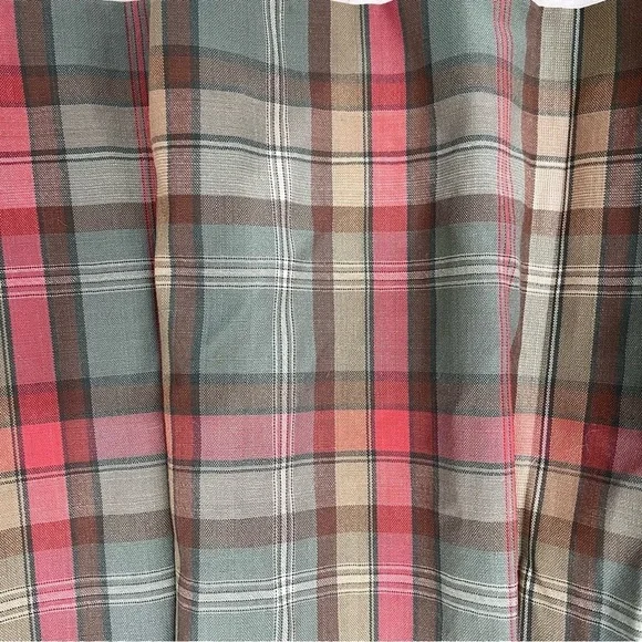 Vintage Pendleton Tartan Plaid Pleated Virgin Wool Schoolgirl Midi Skirt - Picture 6 of 7